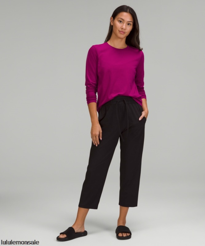 Lululemon Damen DELULU296 | Magenta Lila Love Langarmshirt